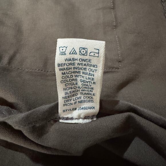 Market & Spruce Medium Kathleen Cargo Jacket Hooded Pockets Stretch Full-Zip New - Picture 12 of 12